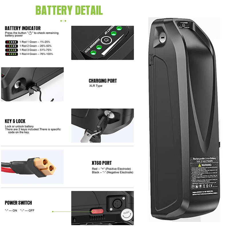 Electric Bicycle Battery 72V 30Ah - Batterie de vélo électrique 72V 3000W