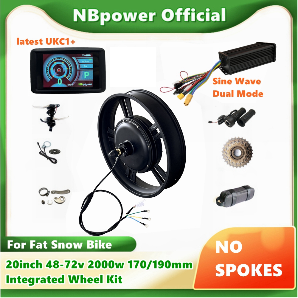 NBP-Kit de motorisation de vél - 72V 5000W Hub Motor Kit avis et prix